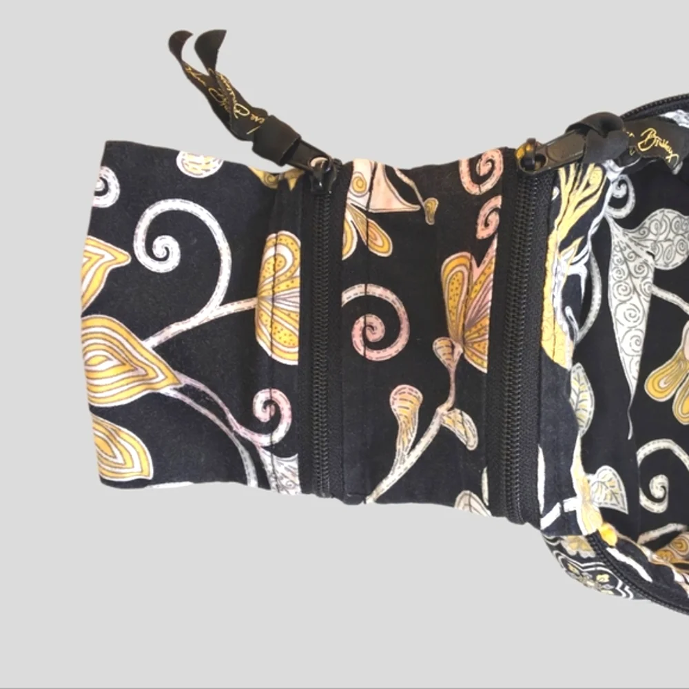Vera Bradley Retired Yellow‎ Bird Pattern Tote With Bonus Travel Jewelry …